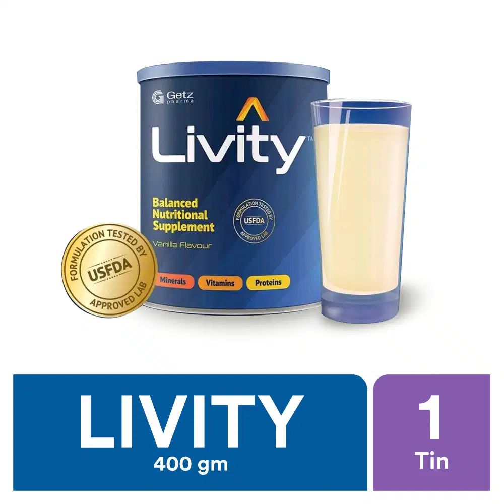 Livity Nutritional Supplement Vanilla 400g